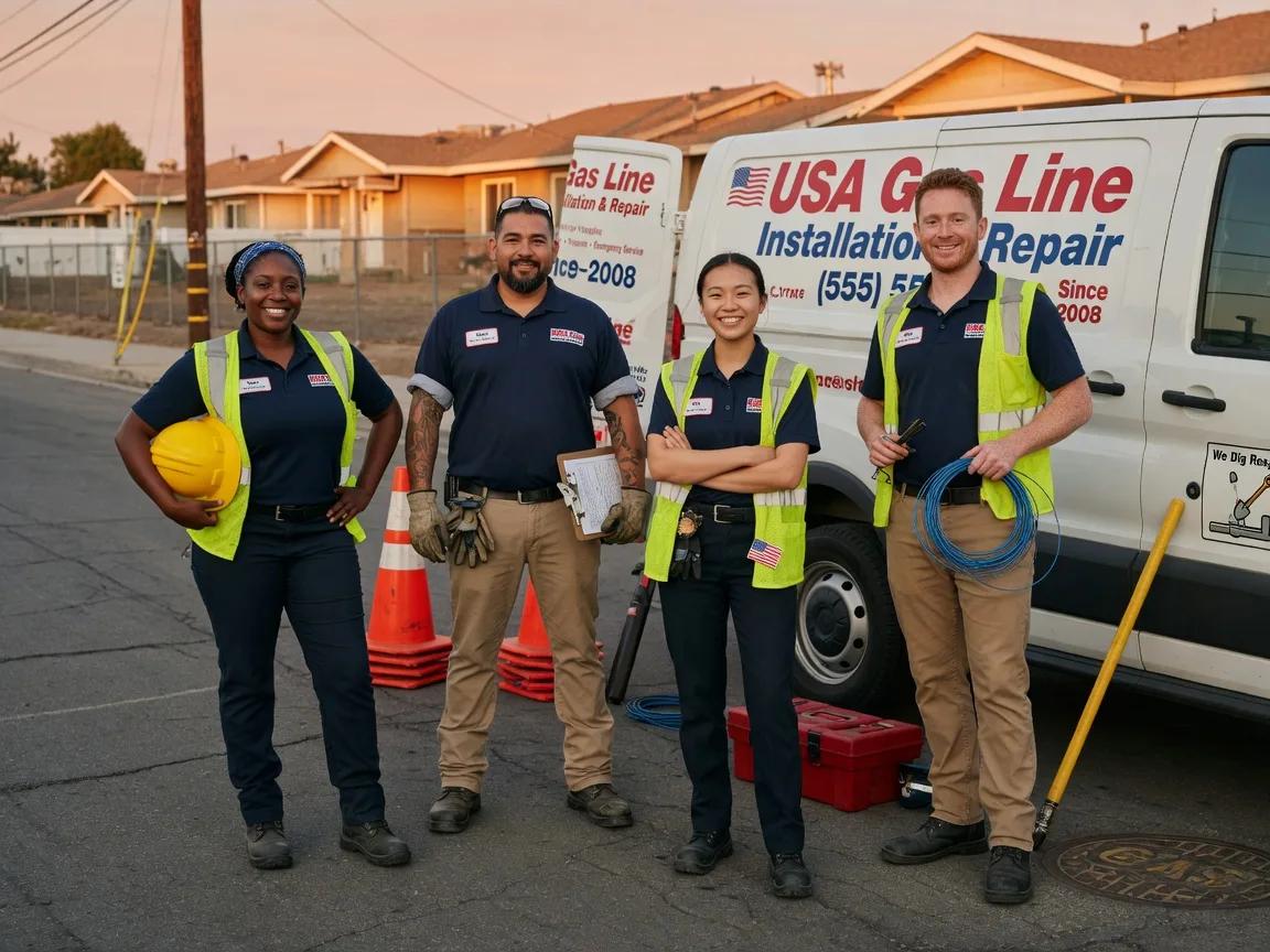 Gas Line Installation company in Shermans Dale, PA